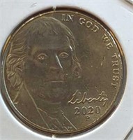 2020 P. Jefferson nickel