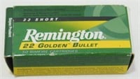 * 46 Rounds of Remington 22 Short Golden Bullets