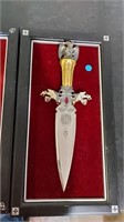 16x6in framed dagger