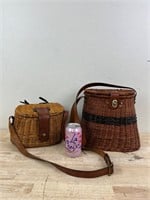 Vintage wicker purses