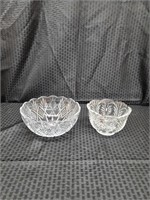 Lot of Two Crystal Bowls