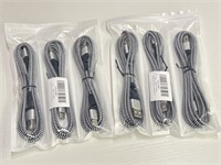New (2 packs) USB Type C Cable, SIXSIM 3Pack 6ft