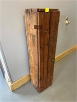 Wooden Box/ Shelf 8 1/2"x9 1/2"x41"T (needs work)
