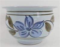 * 7"x5" Lavorato Blue Bowl (Floral) - Made in