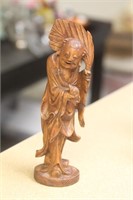 Box Wood Antique Chinese Figurine