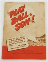 Baseball 1947 Booklet: Play Ball, Son