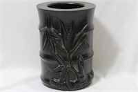 A Well Carved Most Likely Resin Chinese Brush Pot