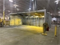 30x15 foot paint booth.