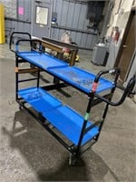 Parts cart on casters 37 x 52 x 16“