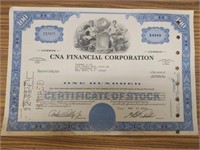 Cna financial corp stock certificate