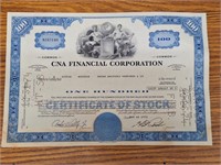 CNA financial corporation stock.