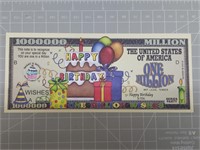 Happy birthday Banknote