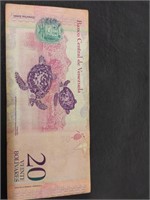 Banco central de Venezuela Foreign bank note