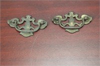Set of Two Antique Drawer Pulls
