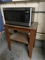 Microwave and stand