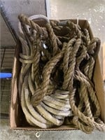 Box lot unknown length rope