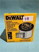 New Dewalt standard wet/dry vacuum filter