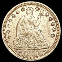 1853 Seated Liberty Half Dime CLOSELY