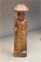 Wooden Asian Carved Lady