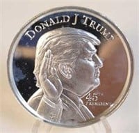 Donald Trump 2 OZ. Silver Round .999 Fine Silver