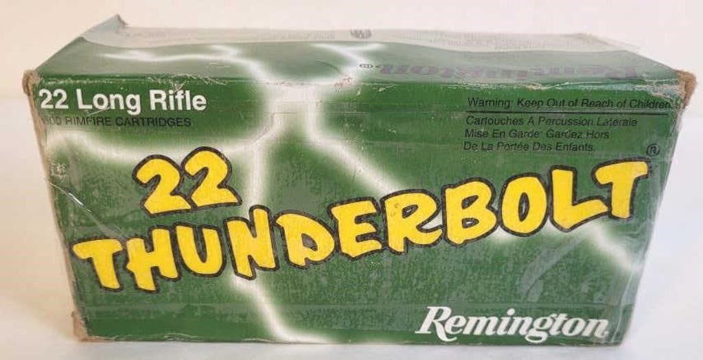 500- Remington 22 Thunderbolt 22LR Round Nose Ammo