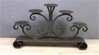 Metal Fireplace Candle Holder Decor (holds 5)