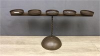 Metal Fireplace Candle Holder Decor (holds 5)