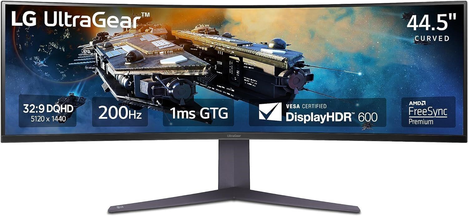 $700  LG 45GR65DC-B 45-inch Ultragear Monitor