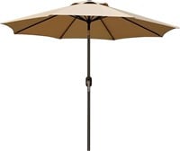 Blissun 9' Patio Umbrella  Push Tilt (Tan)