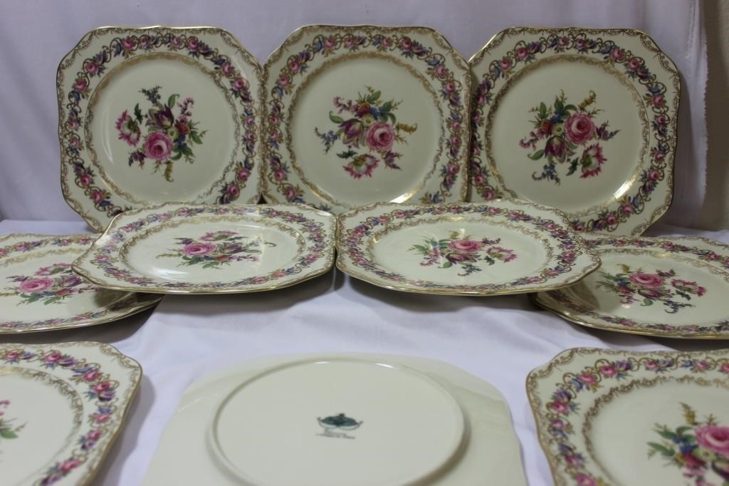 Set of 10 Rosenthal Square Plate
