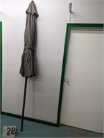 Gray Cloth 9" Patio Umbrella