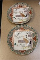 Signed Japanese Imari Plates - 19th century