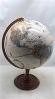 Genuine Hardwood Replogle 12in World Globe