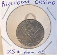 Riverboat Casino 25 Cent Token