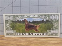 Irish setter Banknote