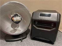 2 larger electric heaters
