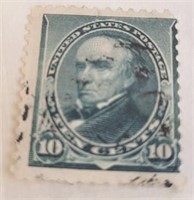 1890 - 1893 10 Cent Webster US Postage Stamp