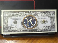 Kiwanis international million Dollar Bank note