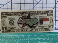 North Carolina banknote
