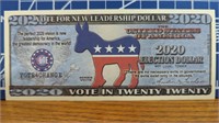 Democrat banknote