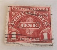 1930 - 1933 1 Dollar Postage Due Stamp