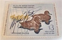 1961 $3 US Department  of Interior Stamp