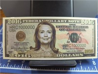 Hillary Clinton 2016 bank note