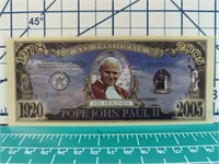 Hope John Paul II banknote