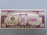 Breast cancer banknote