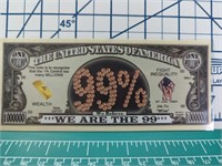 We are the 99 banknote