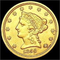 1856 $2.50 Gold Quarter Eagle CLOSELY