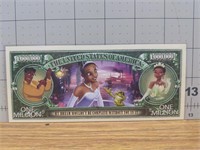 Princess and the frog banknote