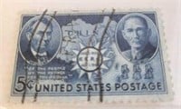 1942 5 Cent China Resistance US Postage Stamp