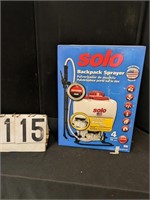 New in Box Solo Backpack Sprayer